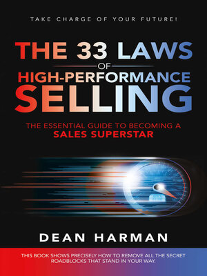 cover image of THE 33 LAWS OF HIGH-PERFORMANCE SELLING